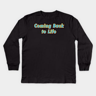 Coming Back to Life (PINK FLOYD) Kids Long Sleeve T-Shirt